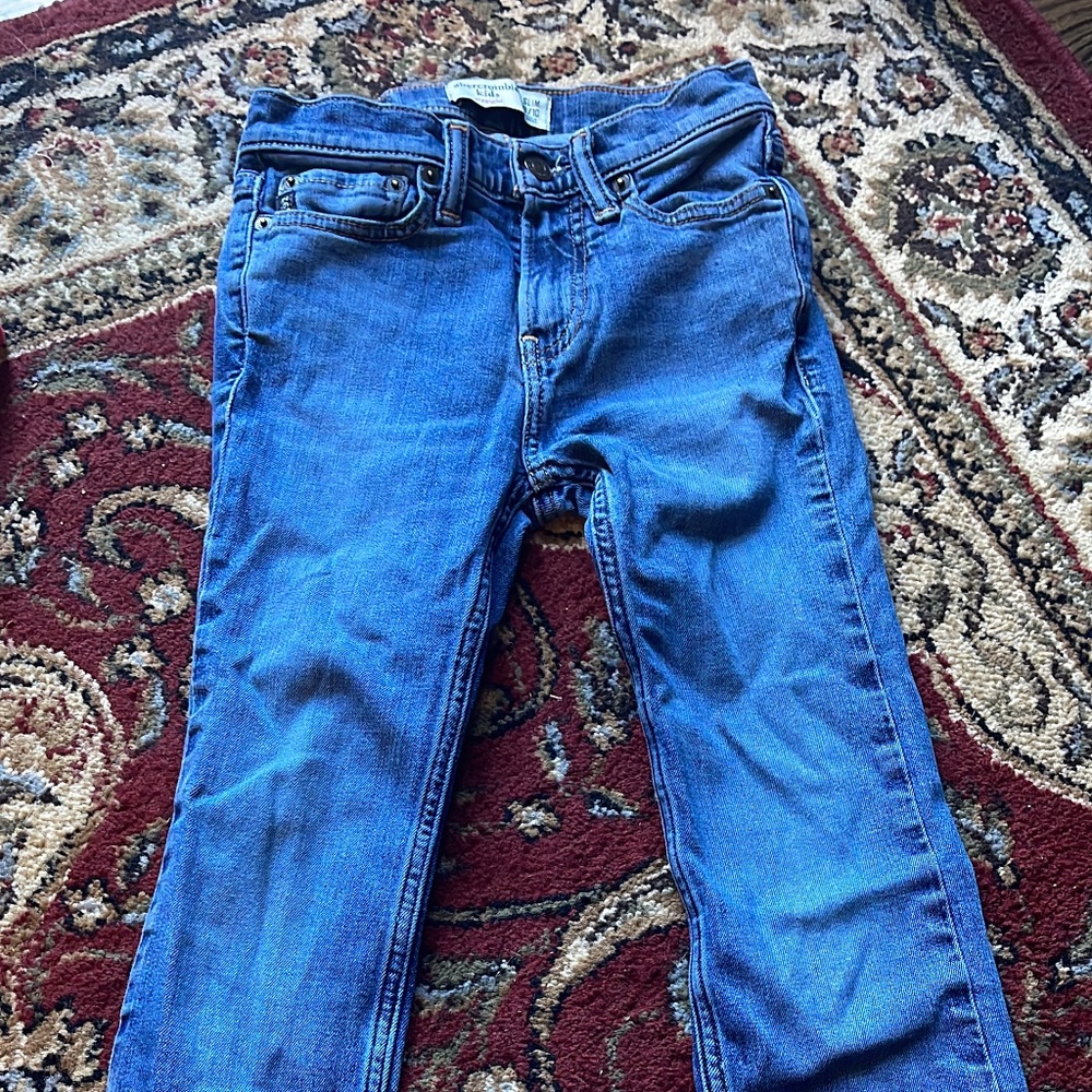 Boys Abercrombie straight slim jeans size 9/10